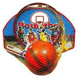 Dolu Ev Tipi Fileli Basketbol Potası ve Kırmızı Basket Topu