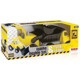 Dolu Oyuncak 6144 Jumbo Ikili Kamyon- Dozer Set - Sarı
