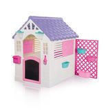 Dolu Oyuncak Aksesuarlı Oyun Evi Pembe 2578