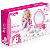 dolu oyuncak unicorn masaüstü aynalı güzellik seti 2563 - Yok