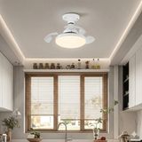 Dolunay Fan LED Ampul - Rozanslı Tavan Montajı Gerekir - 72W 7850 Lümen 3 Renk Işık (Beyaz, Gün Işığı, Natural) Uzaktan Kumandalı, Dimlenebilir Cata Hayalet Pervaneli Tavan Vantilatörü ve Aydınlatma - Ahşap - Bej