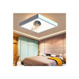 Dolunay Tasarım-modern Avize-60x60 Ledli-tavan Avize--54watt-tavana Yapışık Lamba-yatak Odası Avize-