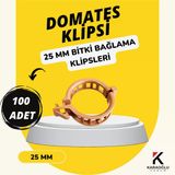Domates Klipsi 1000 Adet Fide Bağlama Klipsi Ip Sarmaşık Klipsi Viyol Bitki Klipsi Gövde Klips