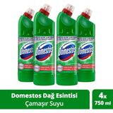 Domestos 750 ml x 4 Dağ Esintisi Yoğun Kıvamlı Çamaşır Suyu Uzun Süreli Hijyen İçin Konsantre