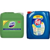 Domestos Çam Ferahlığı 3.2 Litre Çamaşır Suyu + Pril Sıvı Bulaşık Deterjanı 4 kg 2'li Set - 3,24 lt