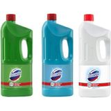 Domestos Çamaşır Suyu 3'lü Set Dağ Esintisi 1.850 Ml+ Kar Beyaz 1850 Ml+Okaliptus Çamaşır Suyu 1850 ml - 1,85 lt