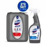 Domestos Çamaşır Suyu 5 L + Hijyenik Yüzey Dezenfektan Sprey 750 Ml