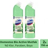 Domestos Çamaşır Suyu Bio Active Mutfak Maksimum Hijyen 750 ml x 2 Adet
