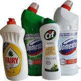 Domestos Fairy & Cif & Çamaşır Suyu Temizlik Seti - 750 ml