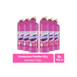 Domestos Pembe Güç 750 ml Çamaşır Suyu (6 adet)