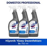 Domestos Professional Hijyenik Yüzey Dezenfektanı 750 Mlx3 - Renksiz