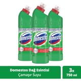 Domestos Yoğun Kıvamlı Çamaşır Suyu Maksimum Hijyen Dağ Esintisi 750 mlX3