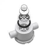 Dometic AC557 25 mm Çiftli Bağlantılı Sifon