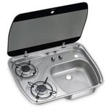 Dometic HSG 2445 Karavan İçin 2'li Ocak + Lavabo