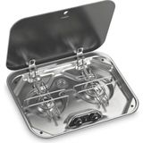 Dometic PI8022 480X370MM Cam Kapaklı Iki Gözlü Karavan Ocak
