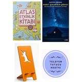 Domingo Yayınevi Atlas Etkinlik Kitabı - Aleksandra Mizielinska + Kuzey Işıklarının Şarkısı + Telefon Tutucu