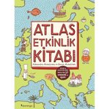 Domingo Yayınevi Atlas Etkinlik Kitabı Aleksandra Mizielinska ve Daniel Mizielinski Eğlenceli Oyunlar için 7-12 Yaş