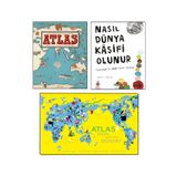 Domingo Yayınevi Atlas Kıtalar Denizler ve Kültürler Arası Rehber Nasıl Dünya Kaşifi Olunur Atlas Nasıl Dönüyor Dünya
