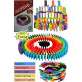 Domino Oyunu Eğitici 100 Parça 1 Paket 100 Lü Ahşap Renkli Domino Taşı Akıl Zeka Mantık Ve Strateji Oyunu Okul Öncesi