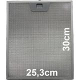 Dominox Davlumbaz Filtresi 253x300 Aspiratör Tel Filtre Ön Kısım Tek Tırnak, Arka Kısım Tırnaksız