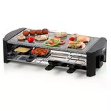 Domo Do9186g 'Soğutma Bölgeli' Taş Izgara Raclette - 8 P - 1300 W