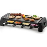 Domo DO9189G Çıkarılabilir Plakalı Raclette 8p - 1200 W - Siyah