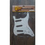 Domo Guitar Factory STP-1WP Beyaz Sedefli SSS Strat Pickguard