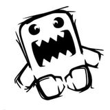 Domo Kun Japon Drift Komik Araba Sticker Vinil Çıkartmaları