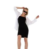 Domoda Ayarlanabilir Ince Askılı Bodycon Fitilli Mini Kadın Elbise Siyah Xs