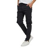 Domoda Kargo Cepli, Fermuarlı Paça Lastikli Esnek Kumaş Slim Fit Gabardin Erkek Kargo Pantolon Antrasit 30