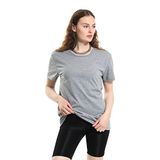 Domoda Oversize Fit Pamuklu Kısa Kollu Basic Uniseks Kadın Erkek Tişört Gri M