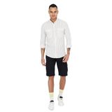 Domoda Slim Fit None Denim Yandan Cepli Esnek Kumaş Erkek Jean Kargo Şort Lacivert 32