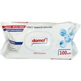 Domol 100'lü Beyaz Sabun Katkılı Yüzey Temizlik Havlusu
