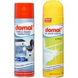 Domol 1+1 Set Fırın ve Tuvalet Temizleme Köpüğü 500 ml Limon Özlü Etkili Temizlik