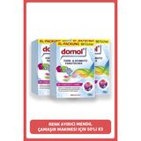 Domol 50'li X3 Renk Ayırıcı Mendil Çamaşır Makineleri İçin Kir ve Boya Koruma Özelliği