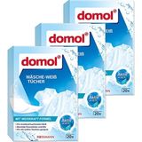 Domol Beyazlatıcı Çamaşır Mendili 3 x 20 Mendil - 20 Adet