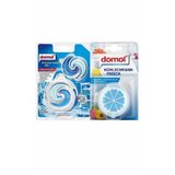 Domol Bulaşık Makinesi Koku Giderici 120 Yıkama 2x6 ml ve Kokusuz Buzdolabı Deodorantı Kartuş ve Karbon Fil