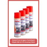 Domol Fırın & Izgara Temizleyici Köpük 500 ml, 4'lü Avantaj Paket
