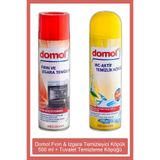 DOMOL Fırın & Izgara Temizleyici Köpük 500 ml + Tuvalet Temizleme Köpüğü Limon 500 ml