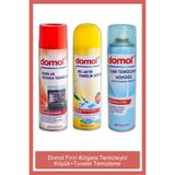 Domol Fırın & Izgara Temizleyici Köpük + Tuvalet Temizleme Köpüğü + Cam Temizleme Köpüğü Seti