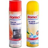 Domol Fırın Temizleme + Tuvalet Temizleme Köpüğü 500 ml x 2'li
