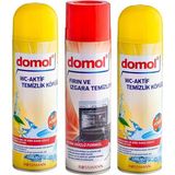 Domol Fırın Temizleme ve 2'li Tuvalet Temizleme Köpüğü 500 ml