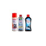 DOMOL Fırın Temizleyici Köpük 500ml+çelik Ve Krom Evye Tem.+cam 250ml Ve Seramik Yüzey Tem. 300ml