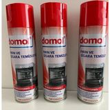 Domol Fırın ve Izgara Temizleyici Köpük 500 ml x 3'lü Ultra Güçlü Formül ile Zorlu Lekeleri Çıkarır