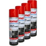 Domol Fırın ve Izgara Temizleyici Köpük Limonlu 500 ml 4 Adet Ultra Güçlü Temizlik