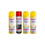 Domol Fırın ve Izgara Temizleyici Köpük Limonlu 500 ml ve Tuvalet Temizleme Köpüğü Limon 500 ml, 3 Adet