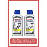 Domol Kahve Makinesi ve Süt Köpürtücü Temizleyici 2X250 ml