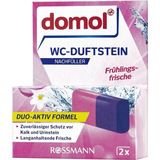 Domol Klozet Blok Yedek Bahar Ferahlığı 2x40 gr WC Kokusu