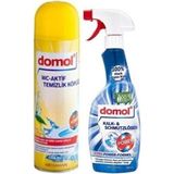 Domol Tuvalet Temizleme Köpüğü 500 ml + Power Sprey Kir ve Kireç Çözücü 750 ml Banyo Temizlik Paket