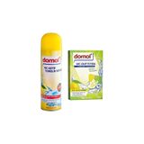Domol Tuvalet Temizleme Köpüğü Limon 500 ml + WC Kokusu Klozet Blok Askı Aparatlı 2x40 g